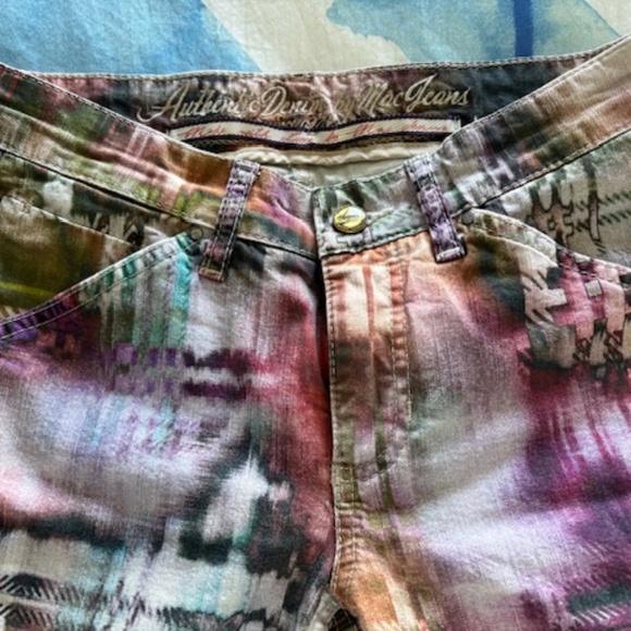 MAC Jeans sz 34/30 (sz 4) Authentic Denim by MAC low rise jeans multicolour - Picture 1 of 16